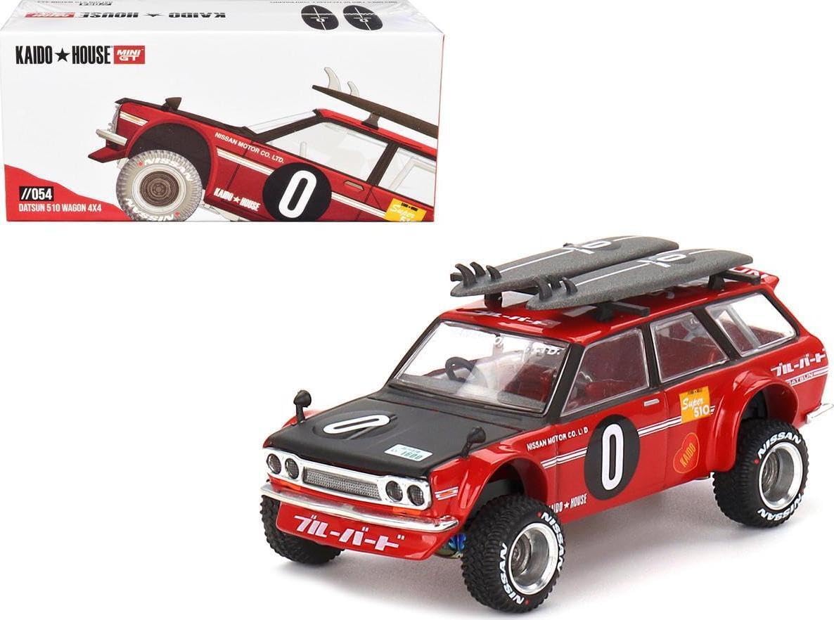 Mini Gt Kaido House 054 Datsun 510 Wagon 4X4 Model Araba : Amazon