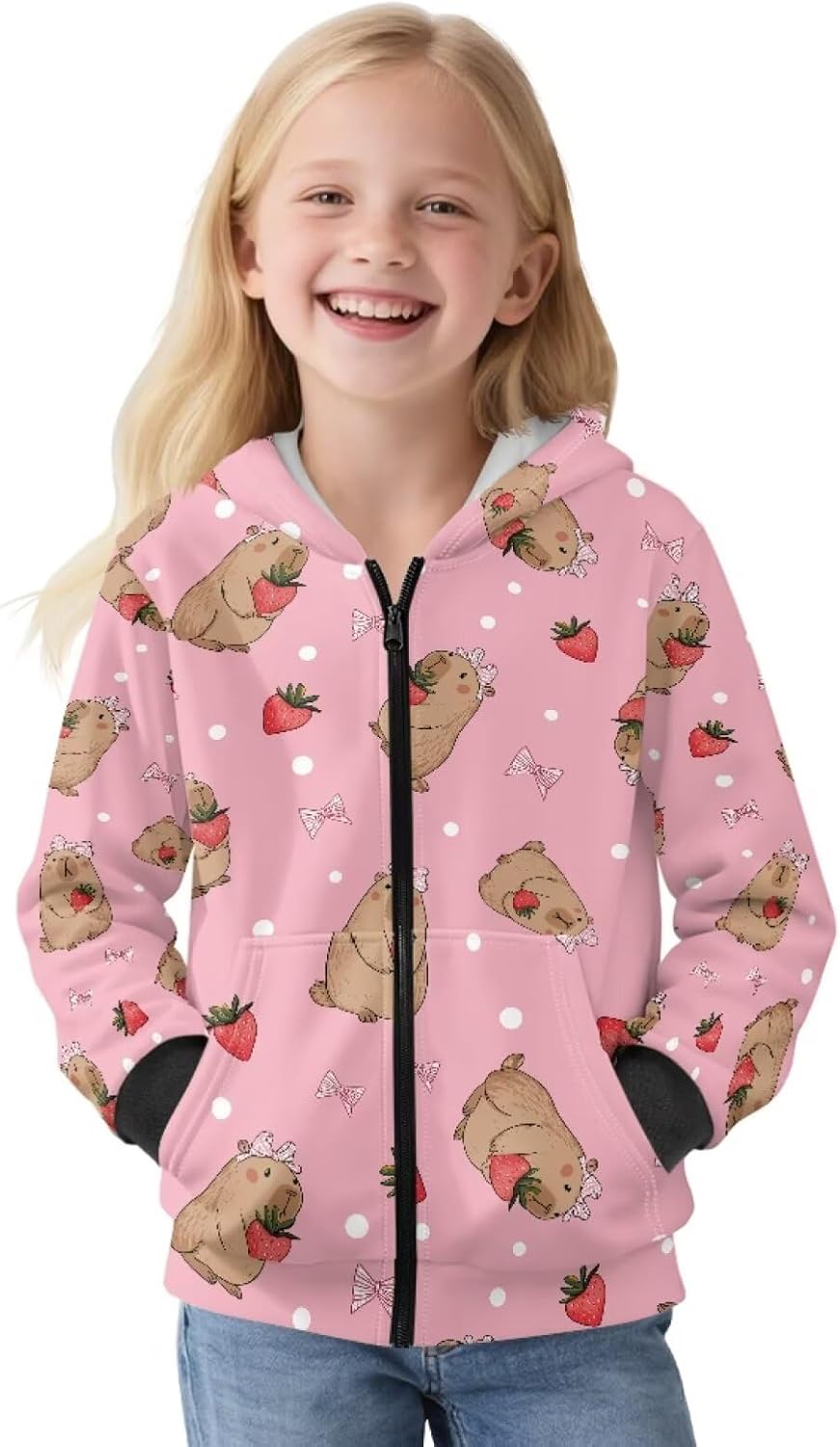 Kids Sweatshirts Girls Loose Fitting Fashion Pullover Hoodie Long Sleeve Hoody Jacket Casual Activewear Oversize
