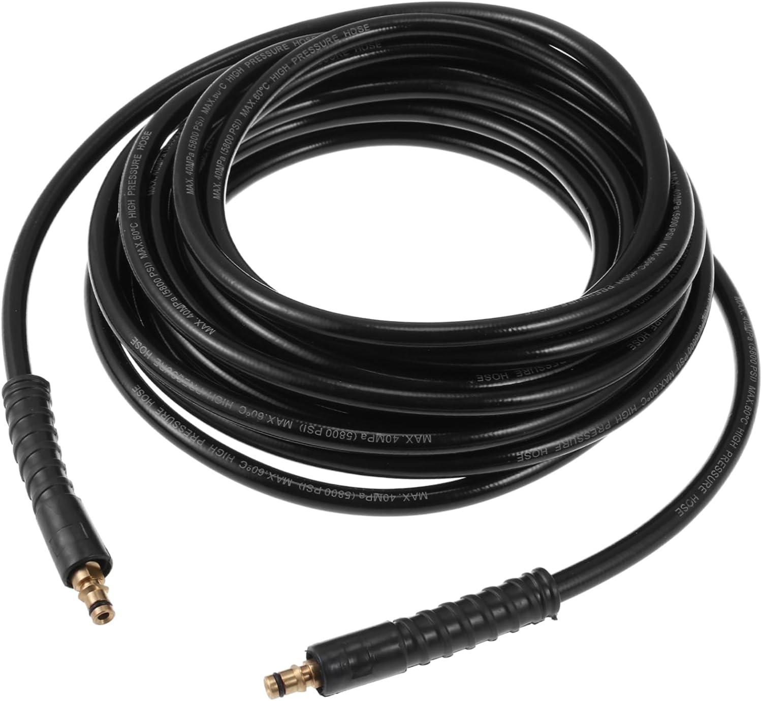 10m High-pressure Washer Hose Extension Replacement Compatible with Karcher Series for Car Cleaning Weather Abrasion Resistant Flexible Design