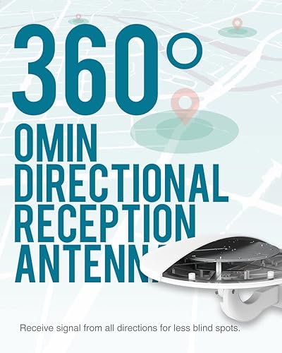 Miniatura 2 de Antena de TV para exteriores, antena de recepción omnidireccional ANTOP de 360 grados para exteriores, ático, RV utilizada, amplificador de rango de