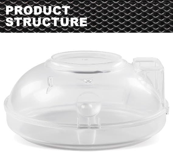 CROSSDESIGN Clear Water Pan Basin Compatible With Rainbow Models E2 Type 12 E-2 E Series 2 1/2 Quart