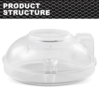 CROSSDESIGN Clear Water Pan Basin Compatible With Rainbow Models E2 Type 12 E-2 E Series 2 1/2 Quart