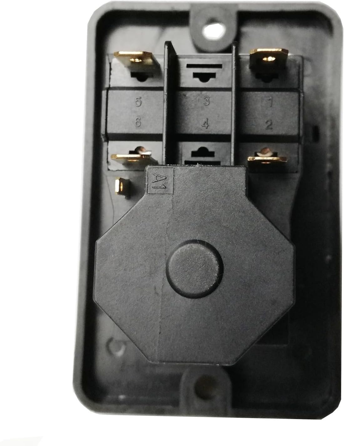 KJD18 5Pins Waterproof Electromagnetic Pushbutton Switches Industrial Push Button Switch 250V 15(12) A