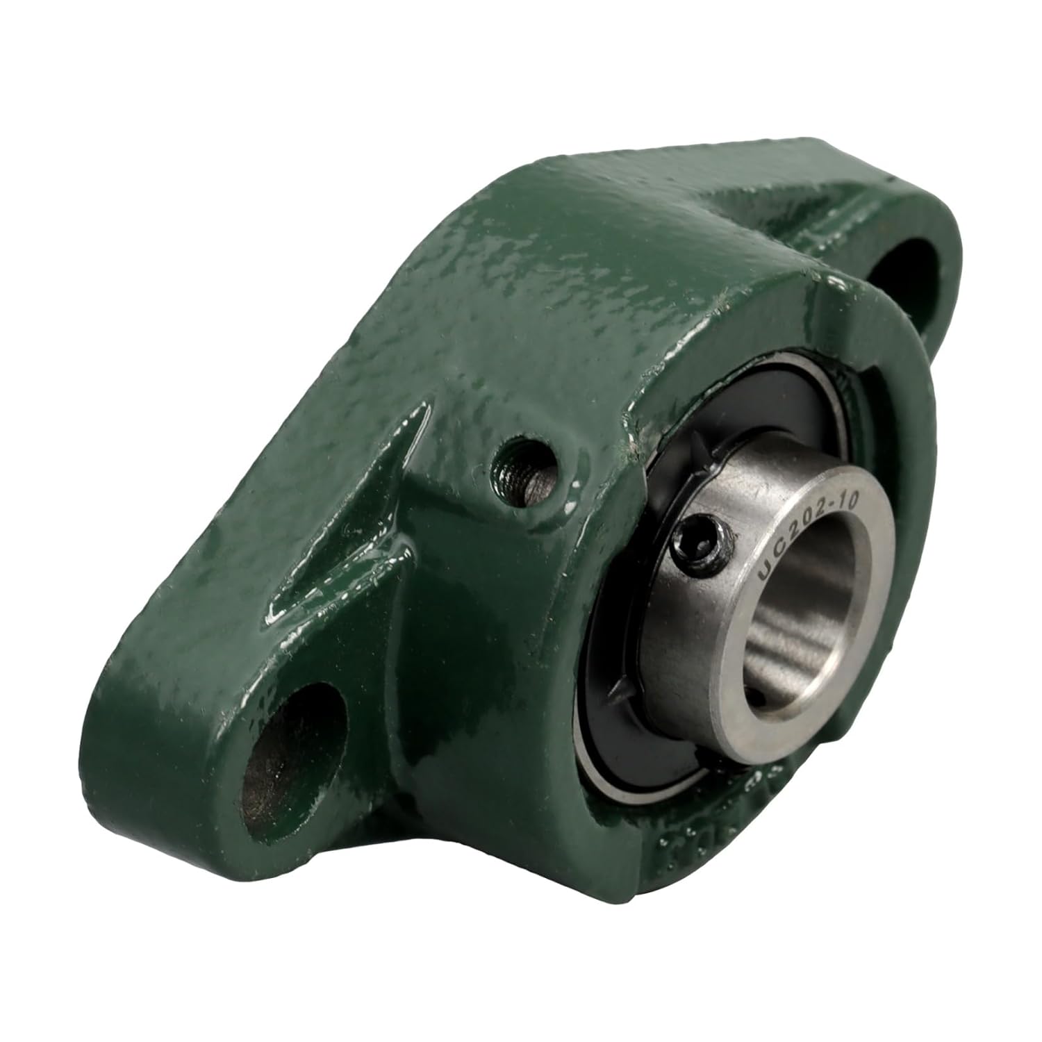 UCFL202-10 Flange Mount Bearing 5/8" Bore, 2-Bolt Solid Base - Self-Aligning Pillow Block, 6 Pack