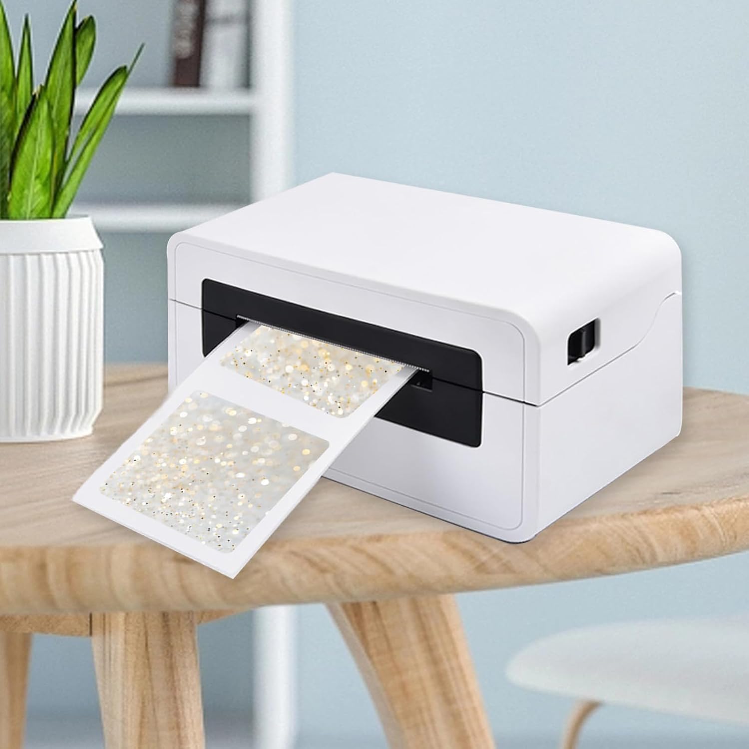 2"x2" Gray Square Thermal Label Stickers,Self-Adhesive Square Direct Thermal Labels,500 Sheets with Perforation Line in ROLL - Image 4