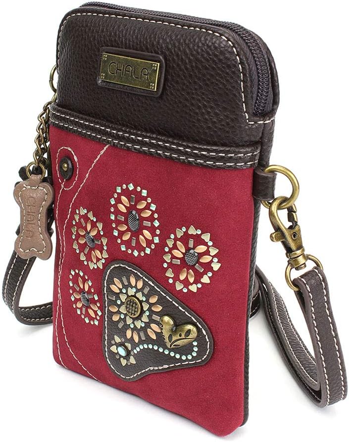 CHALA Dazzled Cellphone Crossbody Handbags for Women -Multicolored (Dazzled Paw)