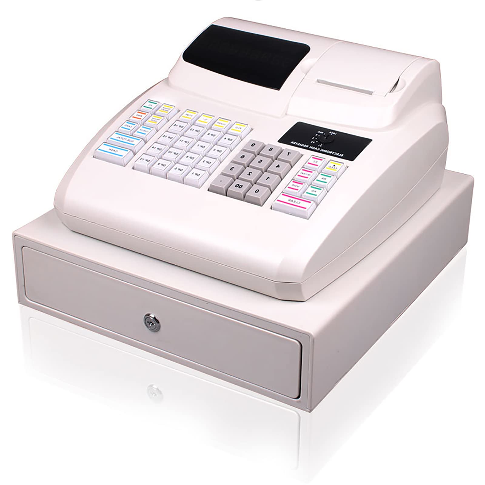 Amazon.co.jp: POS システム レジ、6 桁 LED 47 キー、キャッシュ