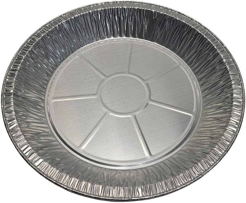 D & W Fine Pack Disposable Aluminum 11" Heavy Foil Pie Pan- #11104 (25)