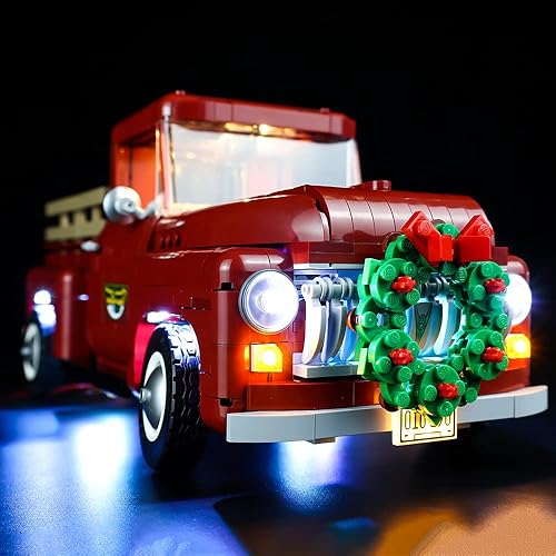 Miniatura 5 de Kyglaring Kit de iluminación LED para Lego Lego Creator Pickup Truck 10290 y juego de luces compatible con Lego Vintage 1950s Pickup Truck Kit de