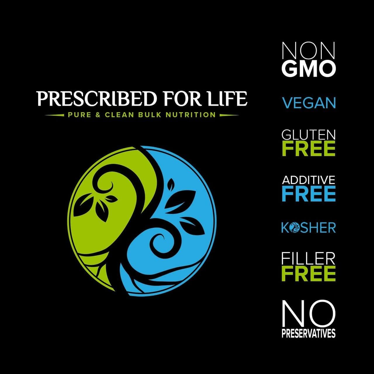 Prescribed For Life Green Tea - 25% Polyphenols - Natural Leaf Fine Powder Extract, 25 kg
