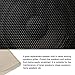 Rebower Speaker Grill Cloth Stereo Mesh Fabric Protective Dustproof Cloth, [for Home Speaker Repair] - 19.7 Inch x 59 Inch/Cream