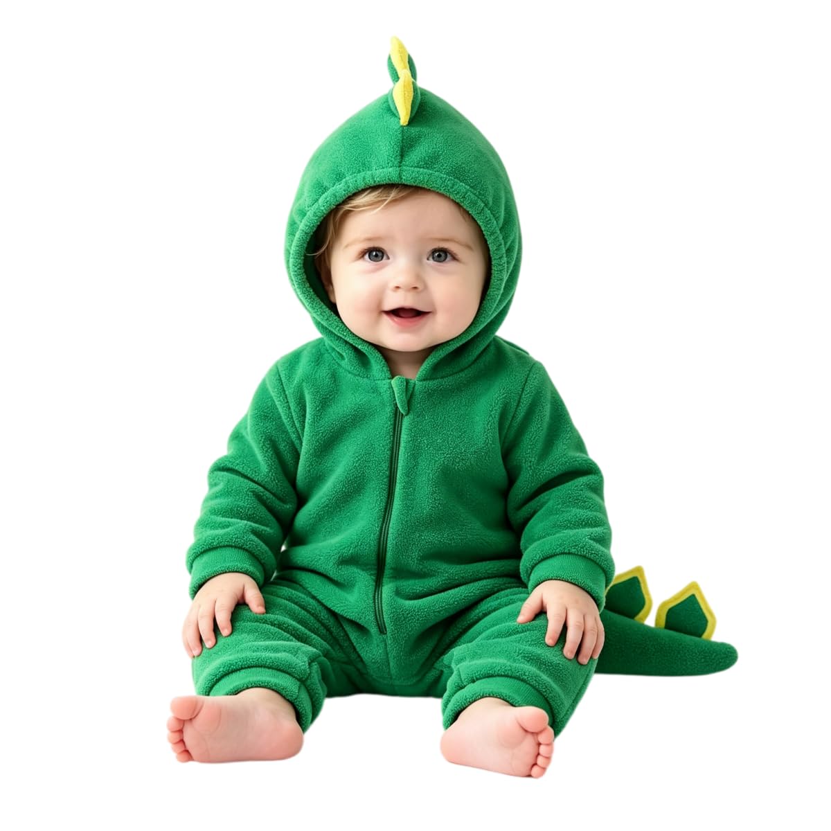 Faonotro Onesies for Boys Halloween Costume Hooded Zip Romper Baby Outfit