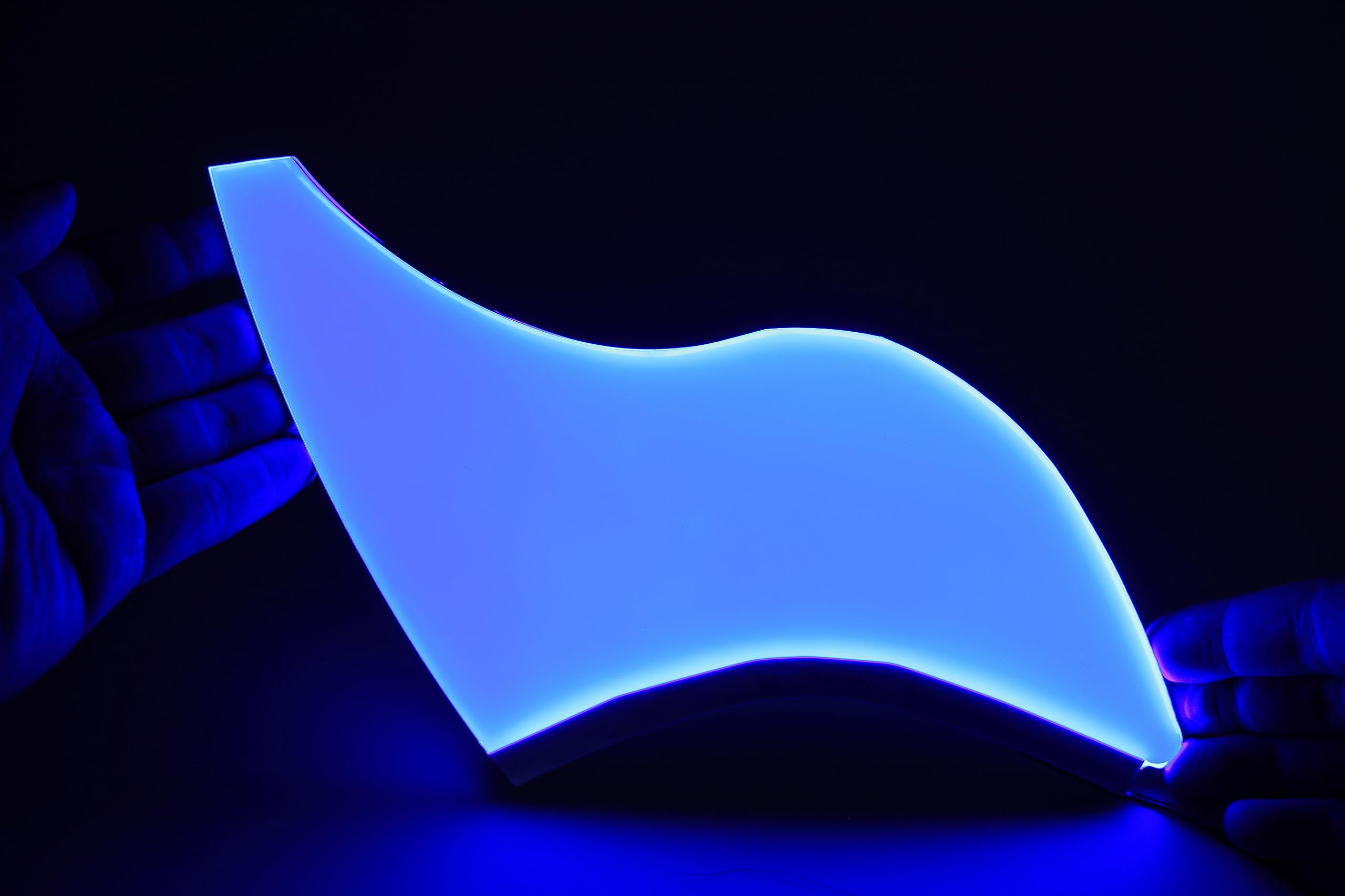 Batman Yondu Light Up Fin Arrow Acrylic led Light Decorations Helmet Lights Cosplay DIY kit RGB Superhero for Men Kids Gifts Blue