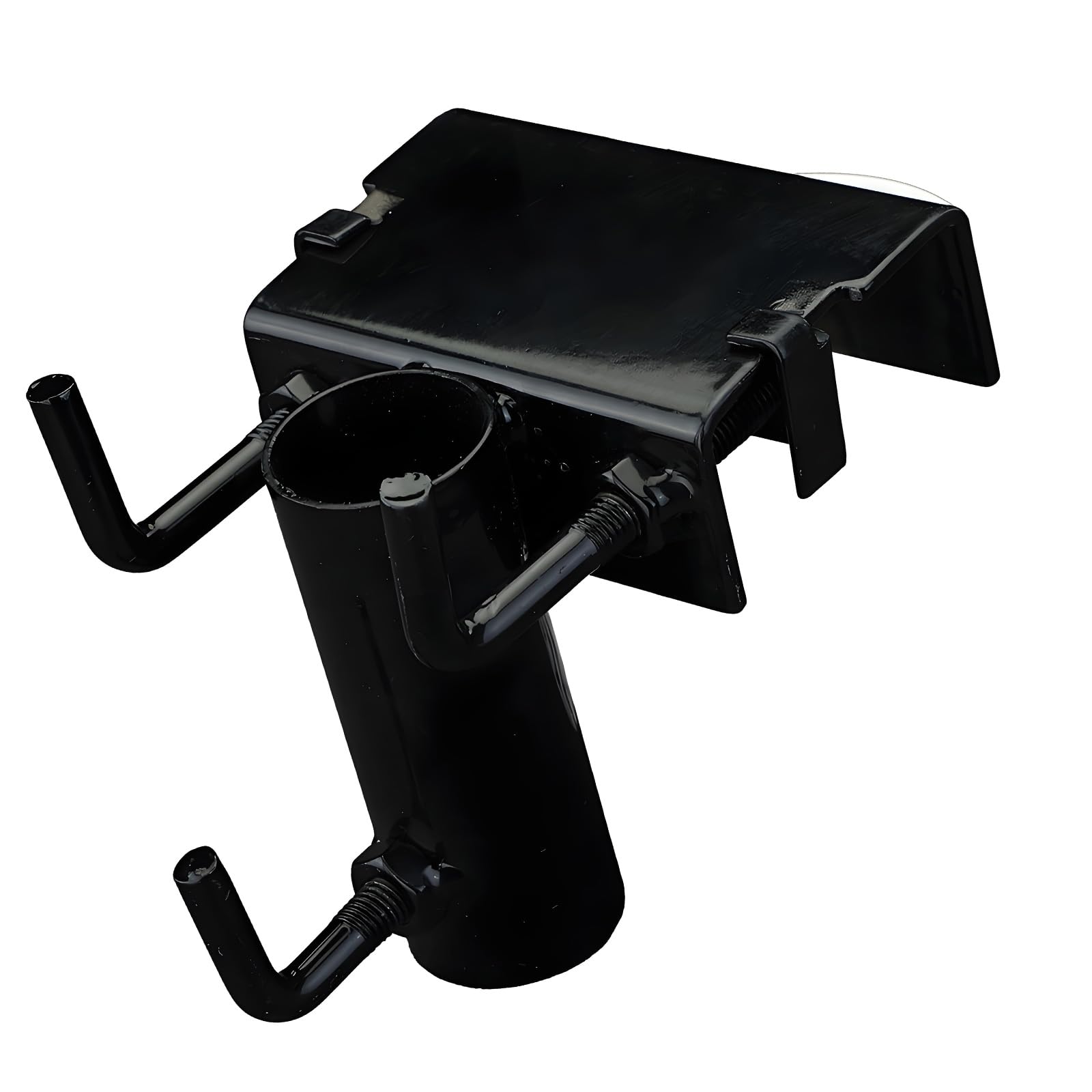 Support parasol camping et terrasse réglable en métal robuste avec pince de serrage