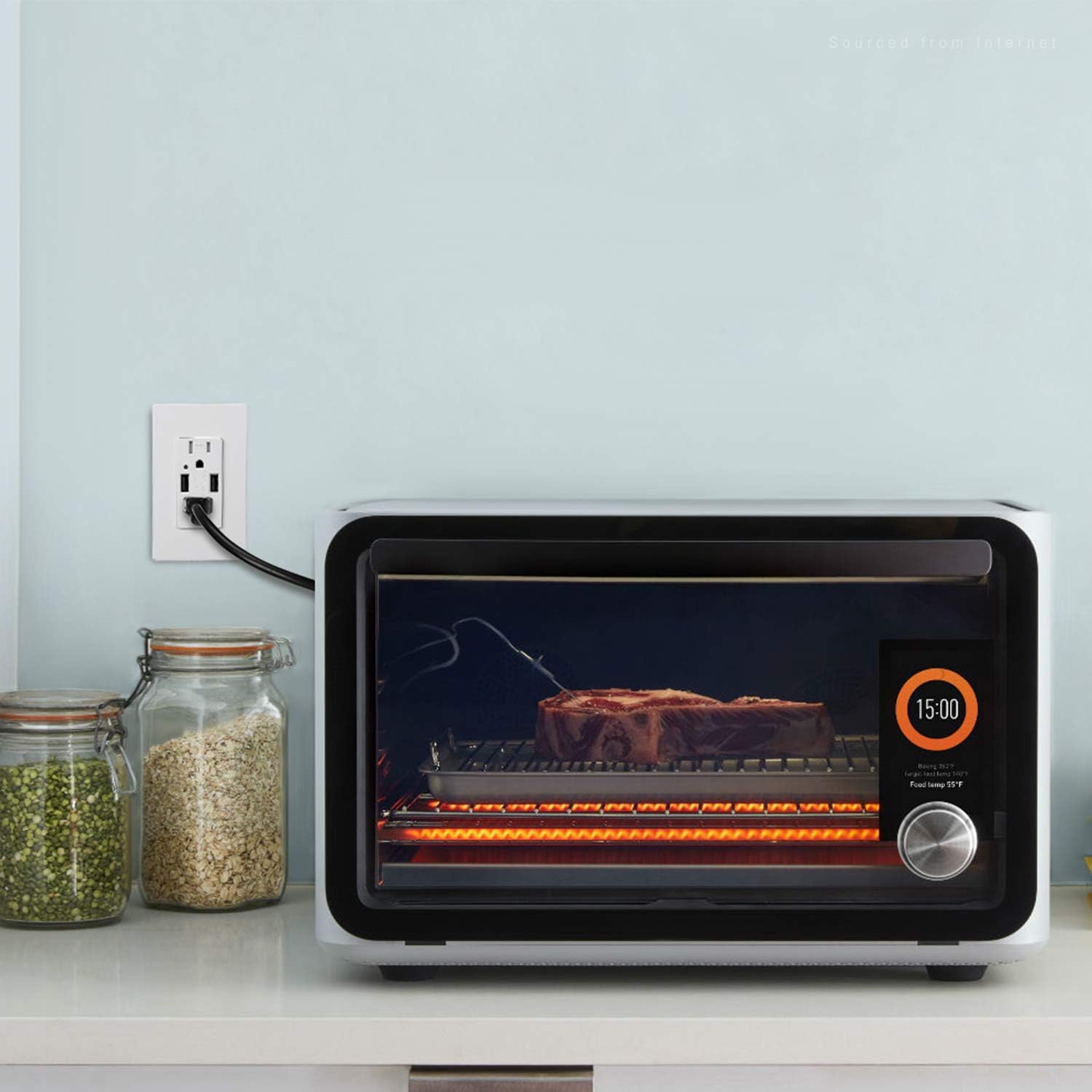 TORCHSTAR 4.2A USB Wall Outlet Fast Charge, 15A Tamper-Resistant Receptacles Socket USB Outlets, UL-listed Dual High, Speed Charger USB Electrical Outlets, Wall Plate Included, White, Pack of 6