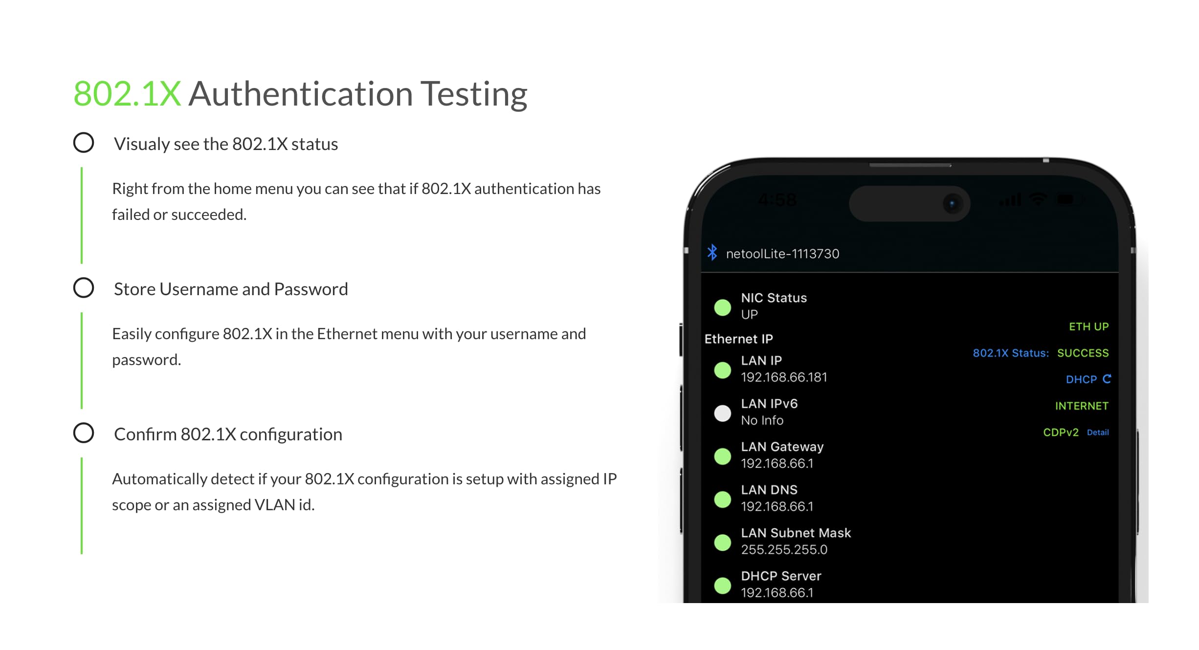 NetPeppers Netzwerkverkabelung-Tester netool.io Lite Smarter Netzwerktester - * Auftragsbezogen - nicht Stornierbar * - Erhalten Sie alle wichtigen Tools f?r die Analyse und die Fehlersuche im Netzwe