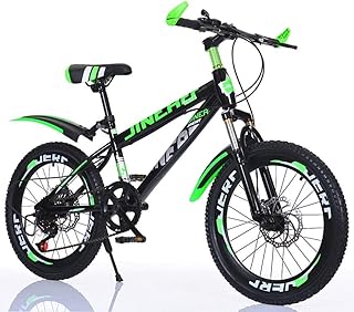 MU Children's Bicycles 20 inch Mountain Bikes Student Outdoor Sports Bike Boys Bicycle Girls' Bicycles Children's Bicycles, Mountain Bikes, Youth Bicycles,Green