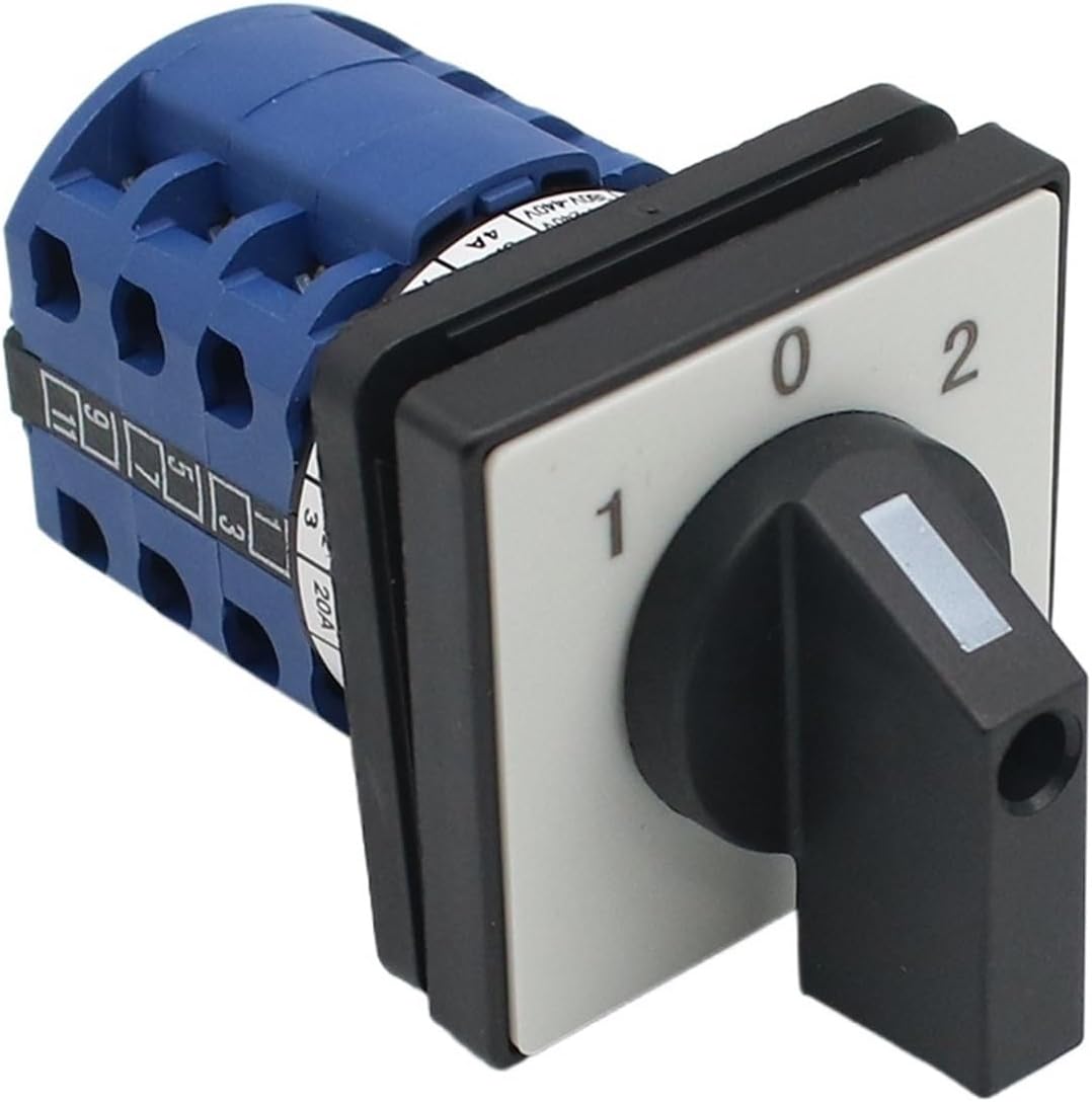 LW28-20 LW26-20 Series 2/3/4 Position 8 Terminals Rotary Cam Changeover Switch with Screws Tool 660V 20A(1-2-3-4,3P)