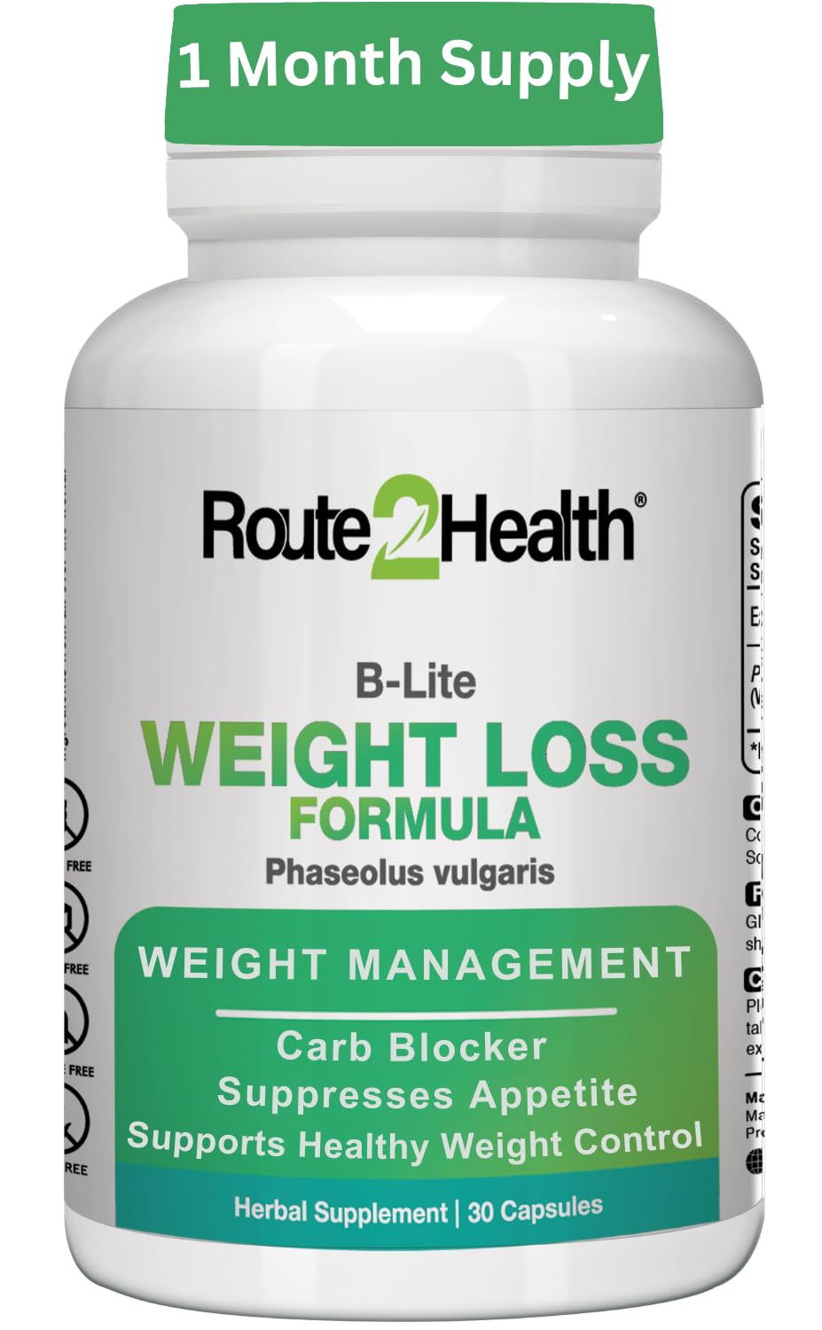 Weight Support – 30 Capsules with Phaseolus Vulgaris Extract, Natural Appetite Control & Healthy Metabolism – Non-GMO, Gluten-Free, Effective Weight Management