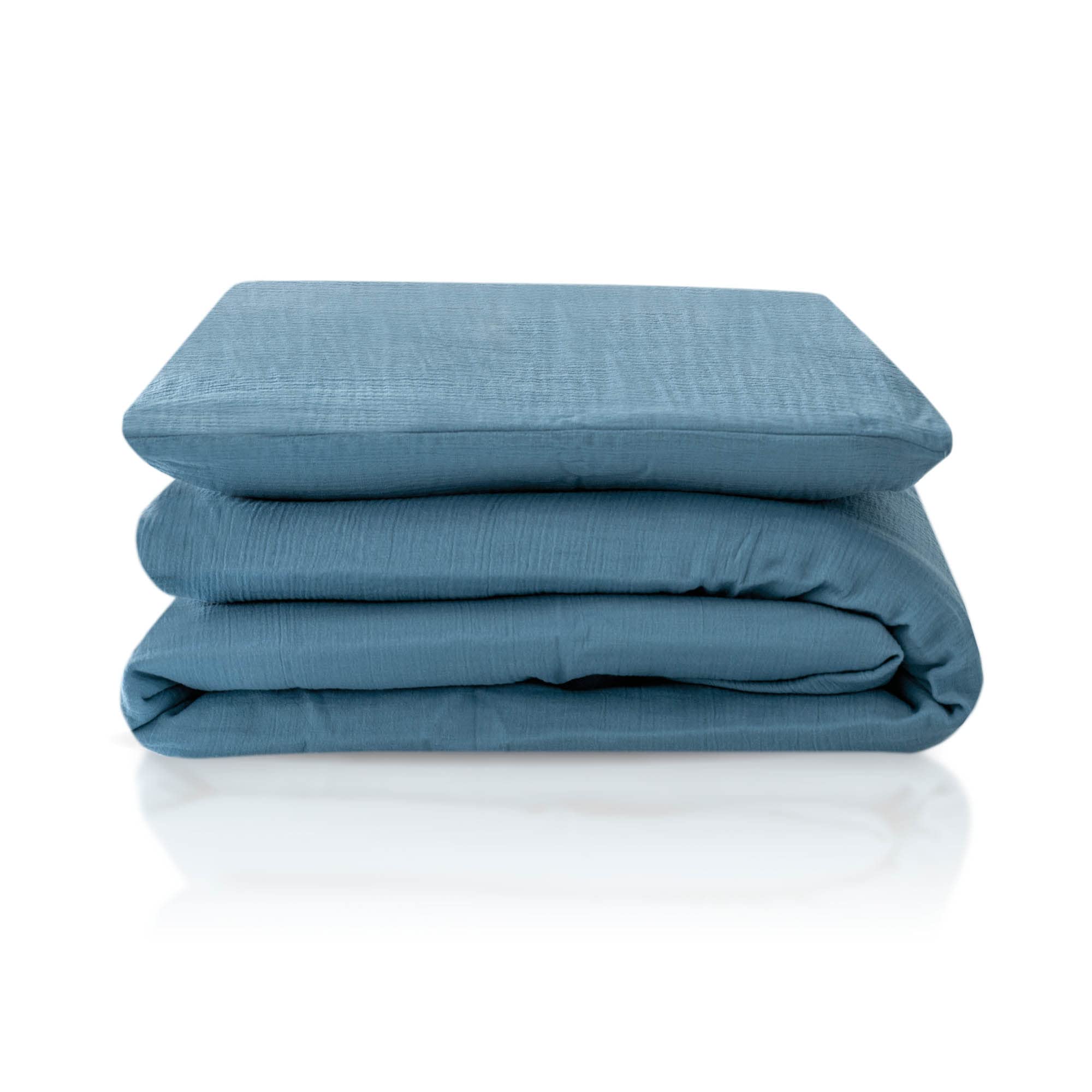 Julius Zöllner Muslin Children's Bed Linen 80 x 80 cm + 35 x 40 cm, 2-Piece Set Consisting of Duvet Cover and Pillowcase - Image 3