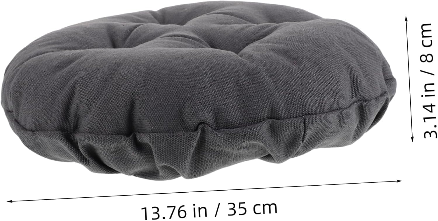 Luxshiny Soft Round Stool Slipcover Nonslip Padded Cover for Barstools Easy to Clean Deep Cushion Diameter Comfortable Seating for Home Bar Use