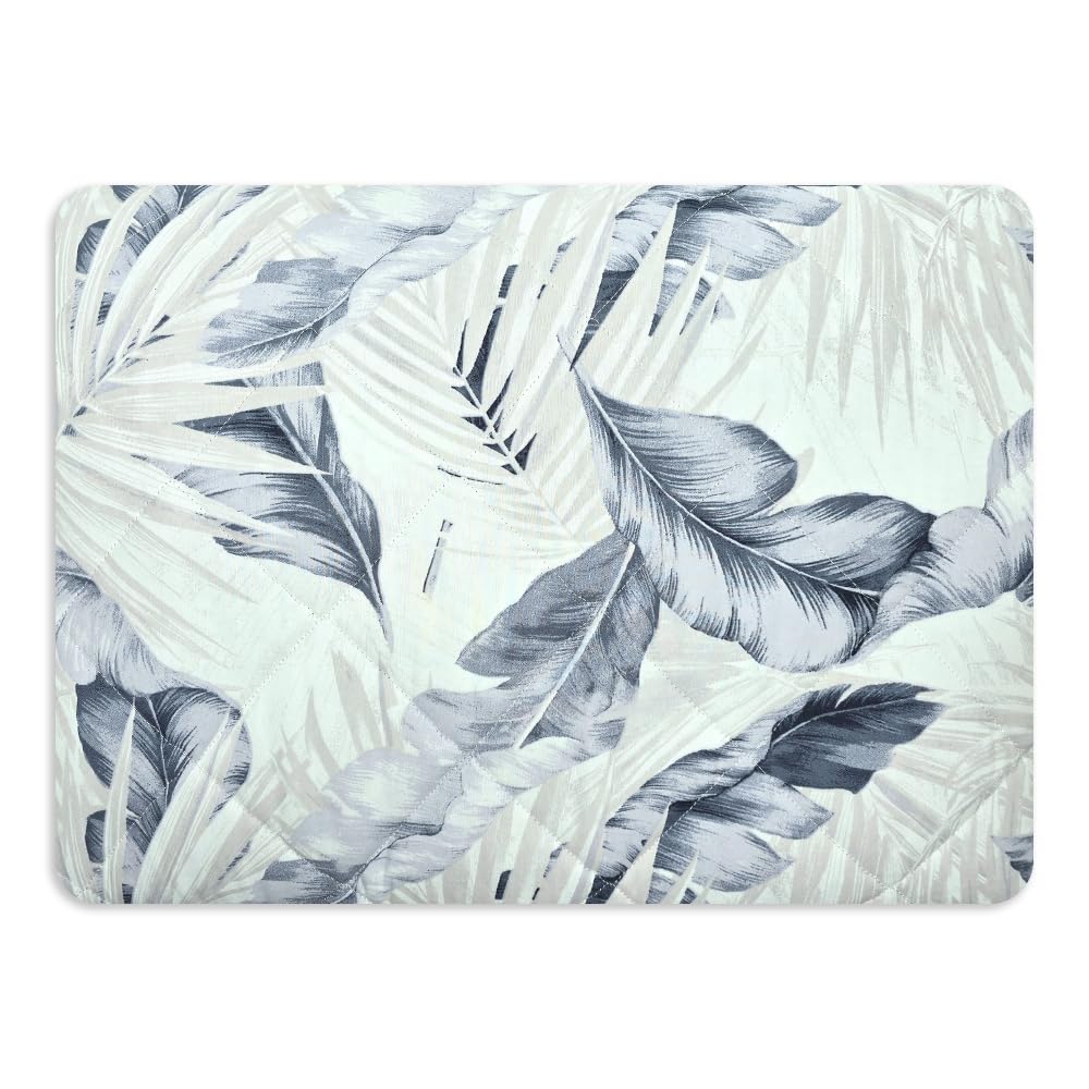 Vionara Home Trapuntino Primaverile in Morbida Microfibra, Copriletto Trapuntato Stampato, Coperta Leggera, Imbotittura 100gr/mq, Matrimoniale 260x270 cm, Made in Italy (Adele - Polvere) - 2