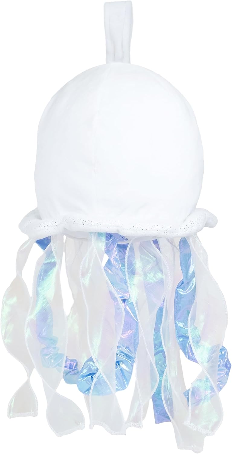 Cuddle Barn - LullaBabies Glimmer The Jellyfish Animated Musical Stuffed Animal Fish Plush Toy for Babies with Night Light Glow, Volume Control, 12 inches