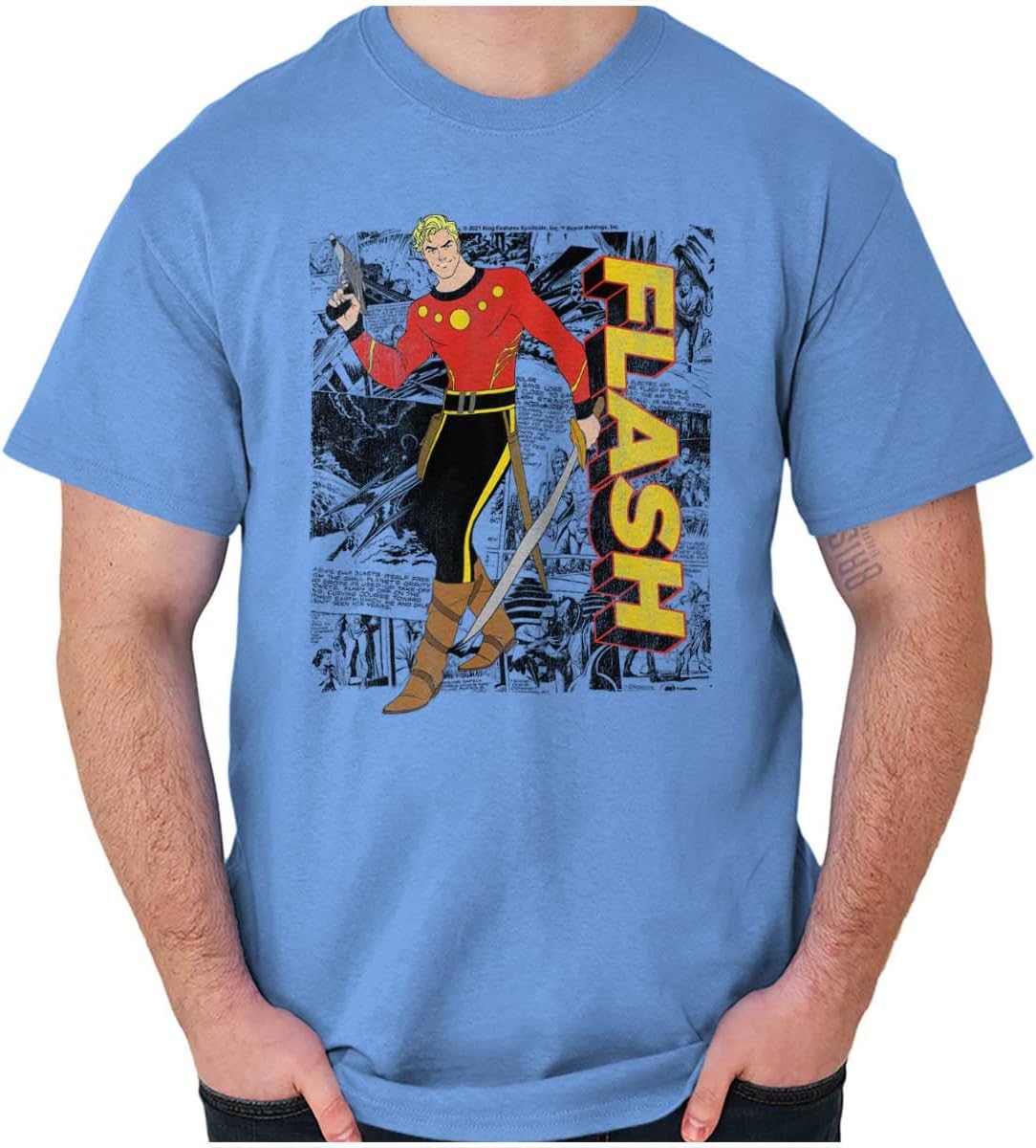 Flash Gordon Vintage Comic Strips Graphic T Shirt Men or Women