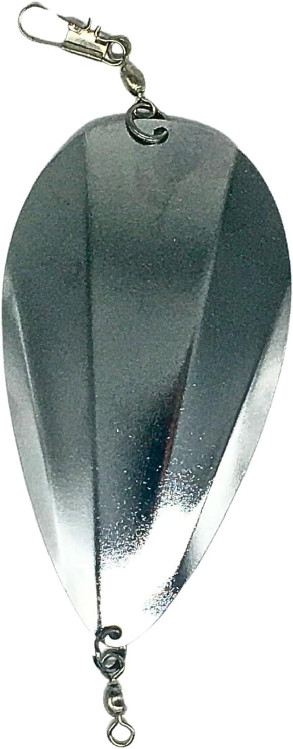 Ultimate Kokanee Dodger Collection – Multi-Color Chrome Plated Steel Dodgers, Hoochies & Fishing Lures – Versatile Design for Freshwater & Saltwater Salmon Fishing – Various Sizes & Styles