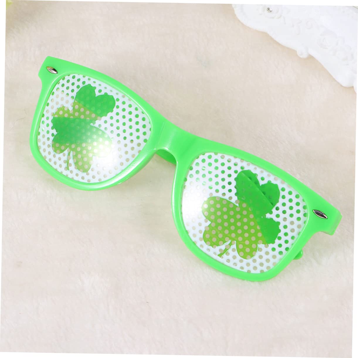 Śmieszne okulary przeciwsłoneczne, 9 szt. Okulary z flagą Irlandii Zabawne okulary na imprezę Zabawny kostium Okulary Fancy Dress Party Shamrock Okulary Irlandzki kostium imprezowy