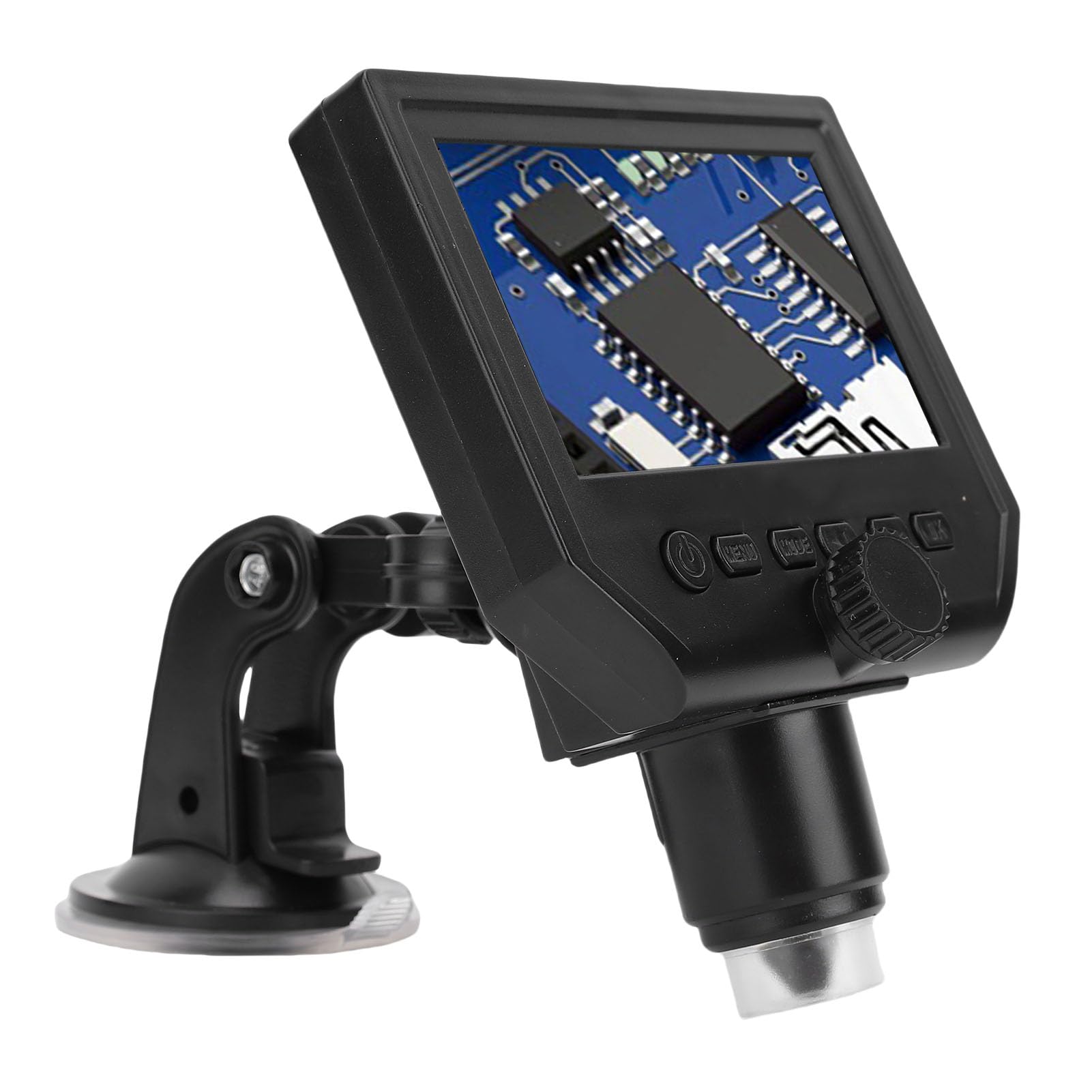 Tosuny Microscopio Digital de Enfoque Automático con Aumento de 600X |Lupa de Monedas con Pantalla HD de 4,3"