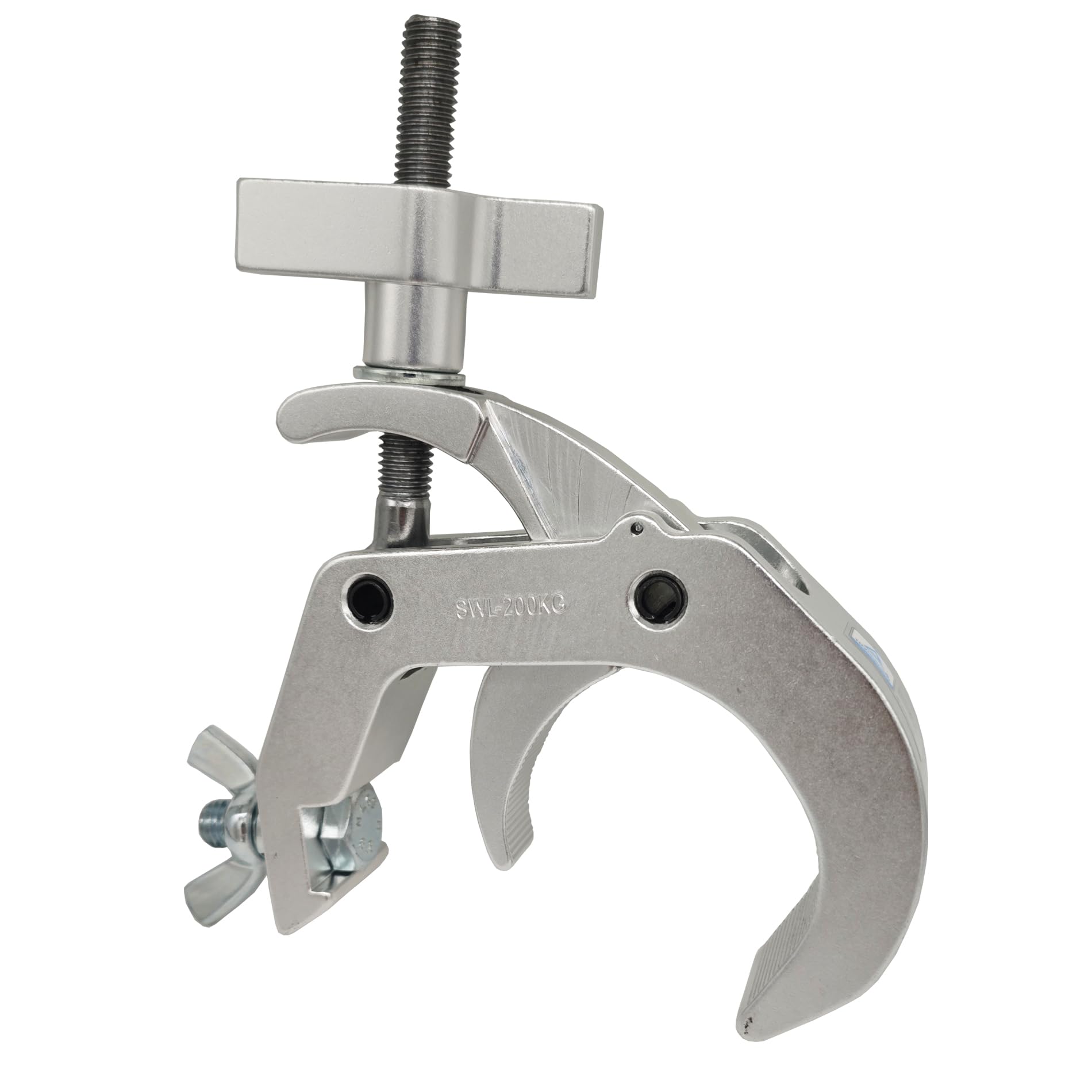 Stage Light Clamp 4,78 cm bis 8 cm Heavy Duty 200 kg Traversen Hook Quick Rig