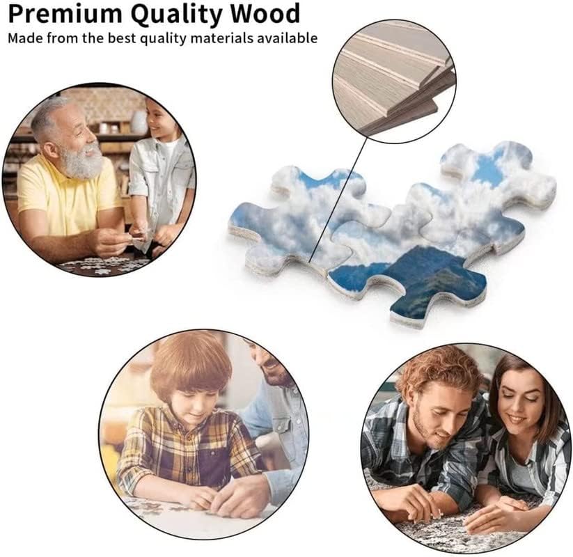 Miniatura 4 de Rompecabezas de Pascua para adultos, rompecabezas de madera, conejo, feliz Pascua, rompecabezas de madera para adultos, rompecabezas de 500 piezas