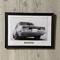Amazon.co.jp: 【 名車 ・ 旧車 イラスト 】日産 スカイライン