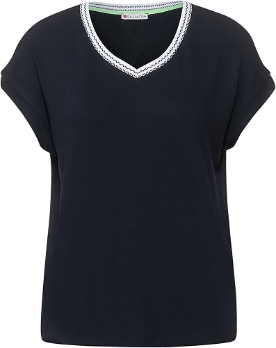 Maglietta Basic Street One Donna - Cotone Modal - Scollo A V