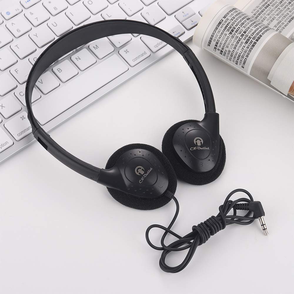 Hurtownie słuchawki dla dzieci z mikrofonem, słuchawki douszne z mikrofonem dla iPhone Samsung iPad i większości telefonów z systemem Android urządzenia 3,5 mm gniazdo audio na głowie czarne