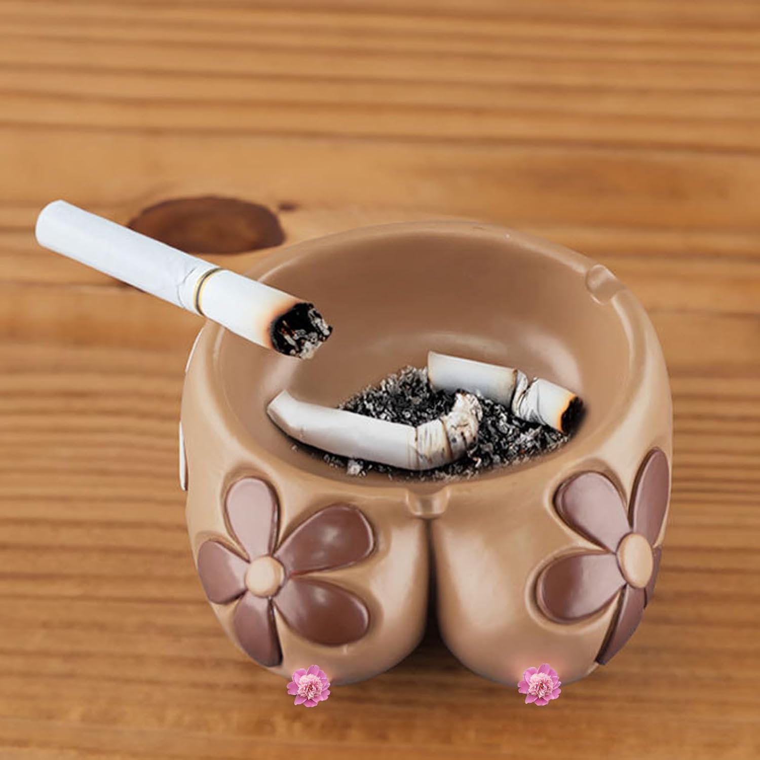 Resin Ashtray, VOVCAMLS Cigar Ashtray Cute Body Ashtray Animal Ash Tray for Home Office Indoor and Outdoor Decoration