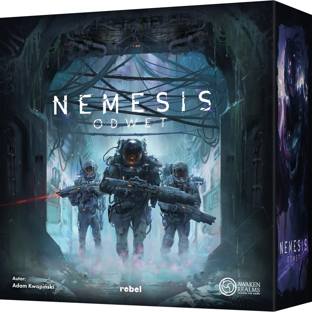 Rebel | Nemesis: Odwet | Przygodowa gra planszowa | Horror/science fiction | Od 1 do 5 graczy | Od 14 lat | Czas gry ok. 60-300 minut | Edycja polska