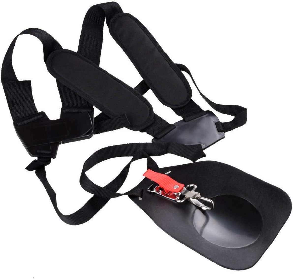 Durable Double Shoulder Harness Strap for Brush Cutter &Trimmer with Carry Hook