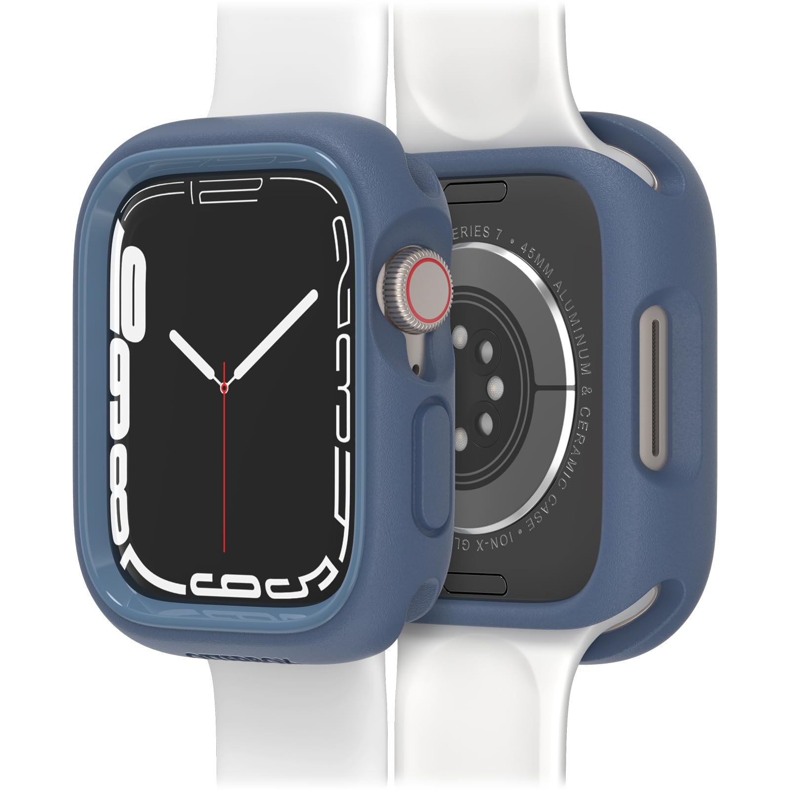 OtterBox Watch Bumper Apple Watch Series 9/8/7-45mm, custodia di protezione elegante, antiurto, a prova di caduta per Apple Watch, Guards Display e Edges, Blu