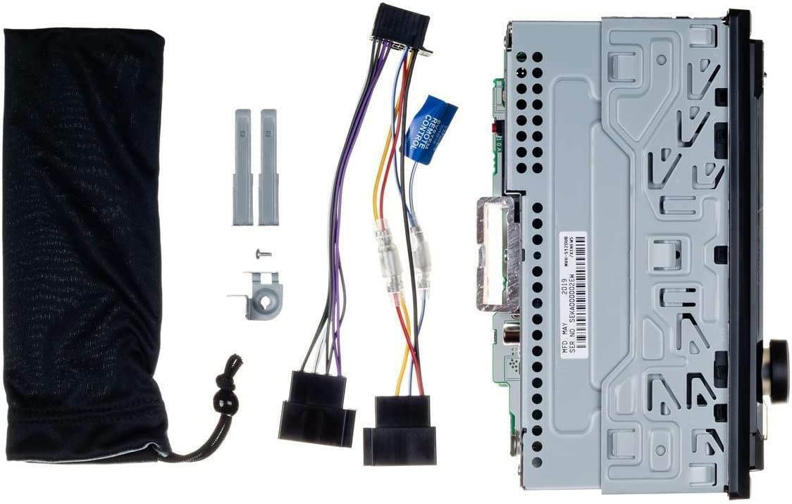 Pioneer MVH-S120UBG 1-DIN Autoradio mit grüner Beleuchtung und USB kompatibel mit Android-Smartphones inkl. Einbauset passend für Smart Roadster 2003-2005 anthrazit