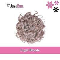 Vista 58 de JUVABUN Moños de pelo rizado con clip, rubio playa, para moños, pieza de cabello para moños, moño rizado, uso diario, lavable y realista, clip
