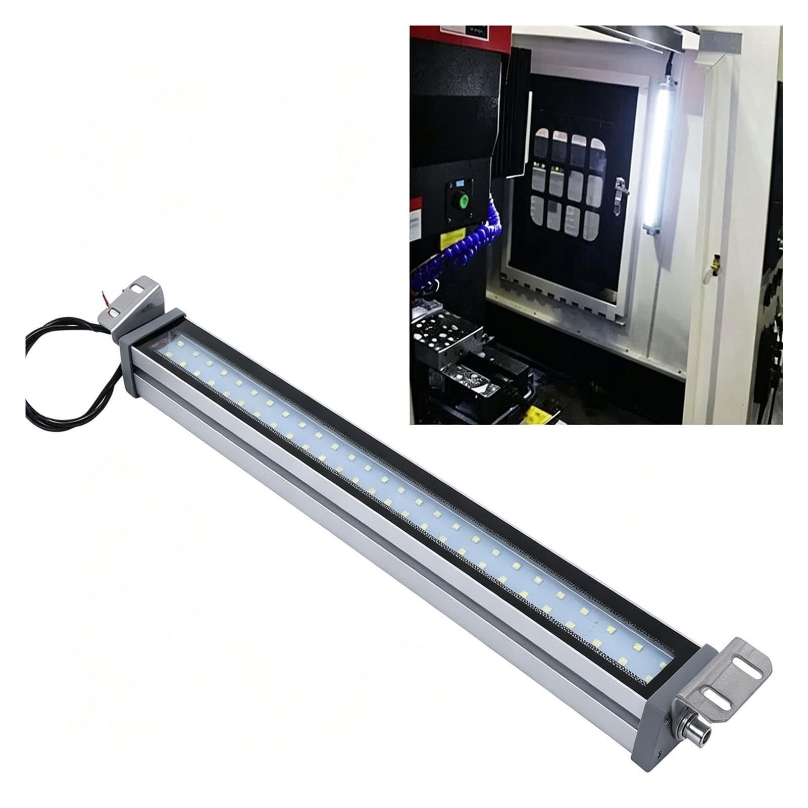 Lampada for tornio CNC impermeabile IP67 a prova di olio, lega di alluminio