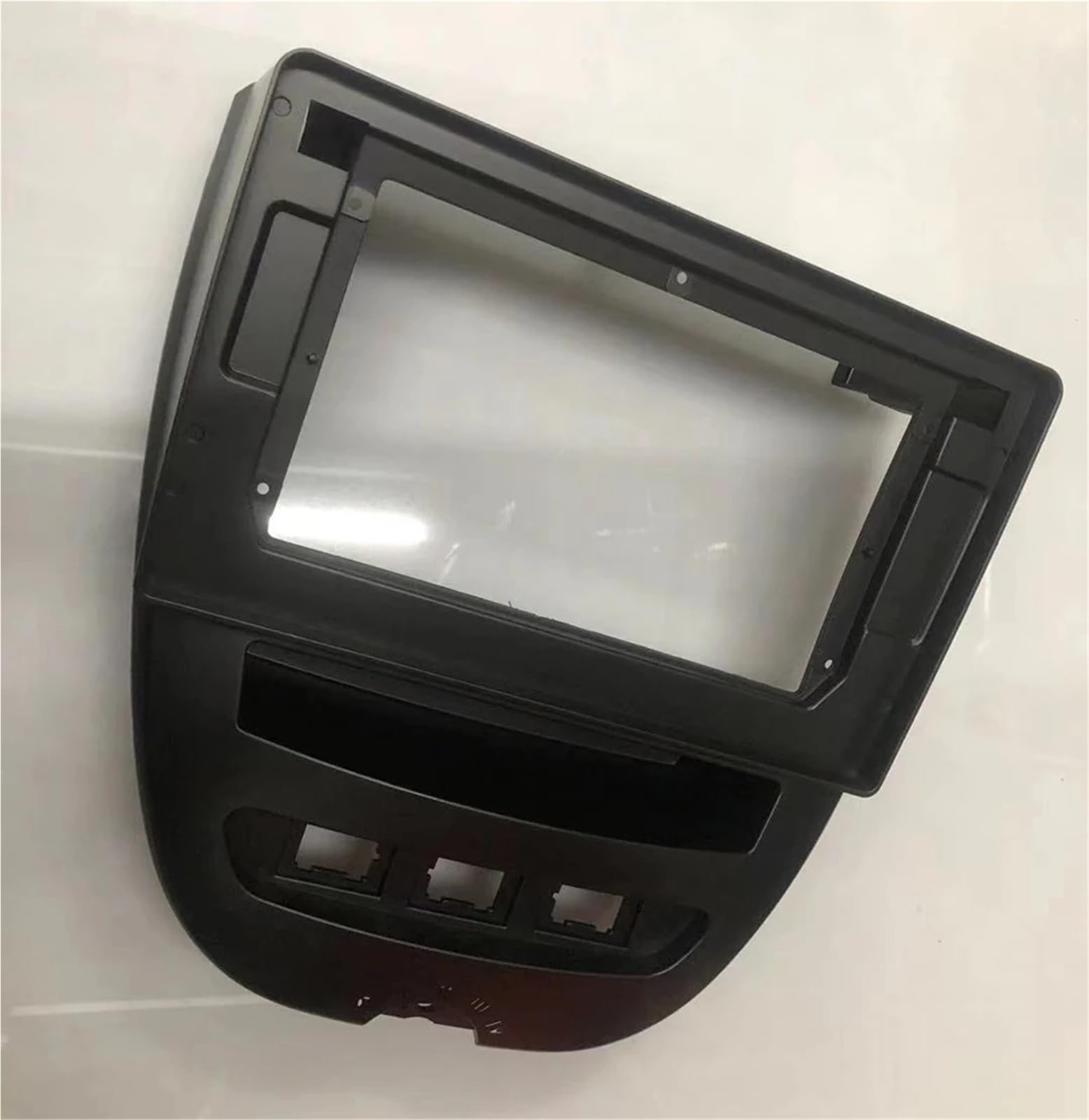 Marco Adaptador Radio Coche Marco para Radio de Coche 2 DIN Compatible con Toyota Aygo Compatible Peugeot 107 (2005-2014). Incluye Panel Frontal, DVD y Cubierta estéreo