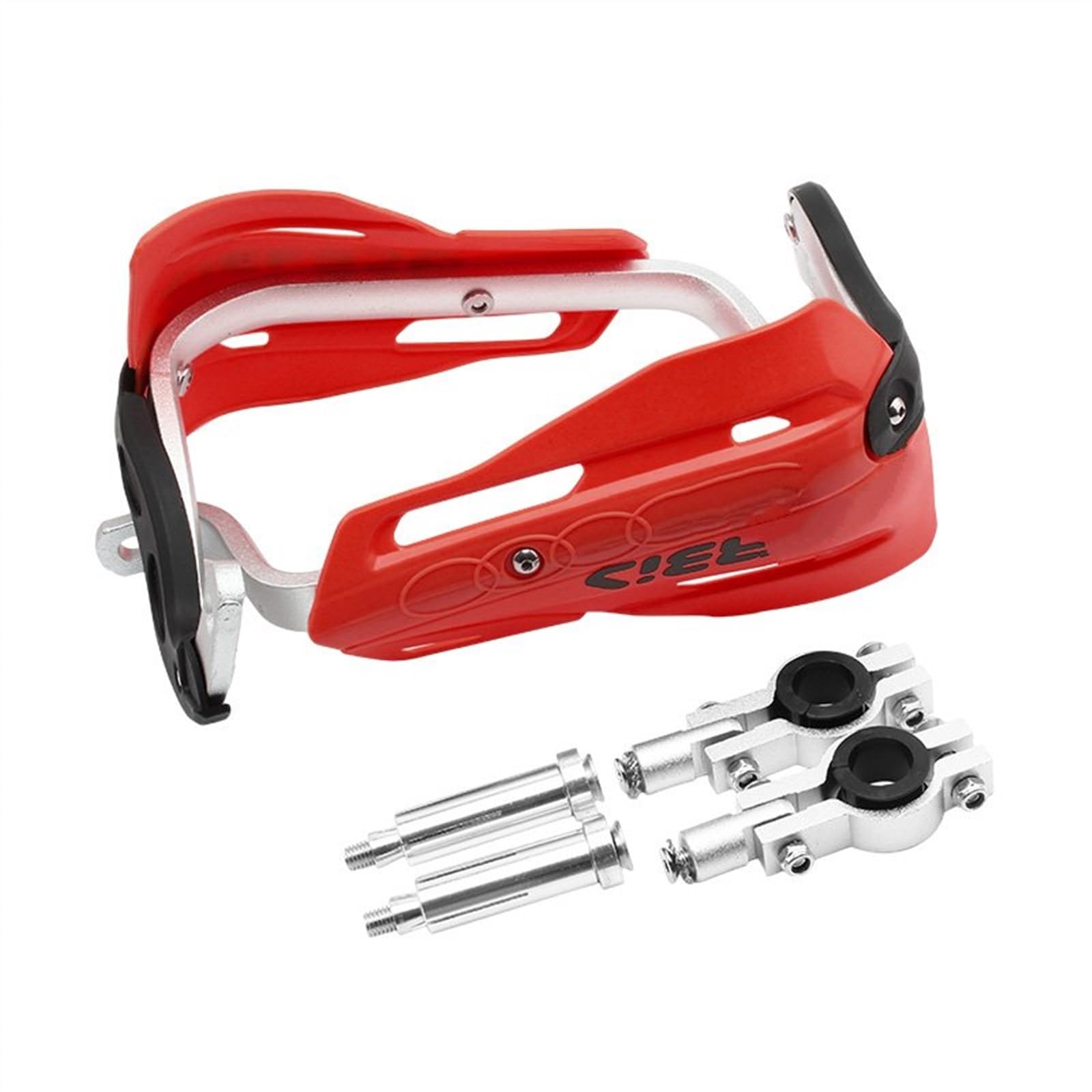Motorhandkappen Motorfiets Handguard Hand Guard Protector Voor Moto Crossmotor Voor ATV 22mm Stuur Hand Guards Motorfiets (Kleur : Rood