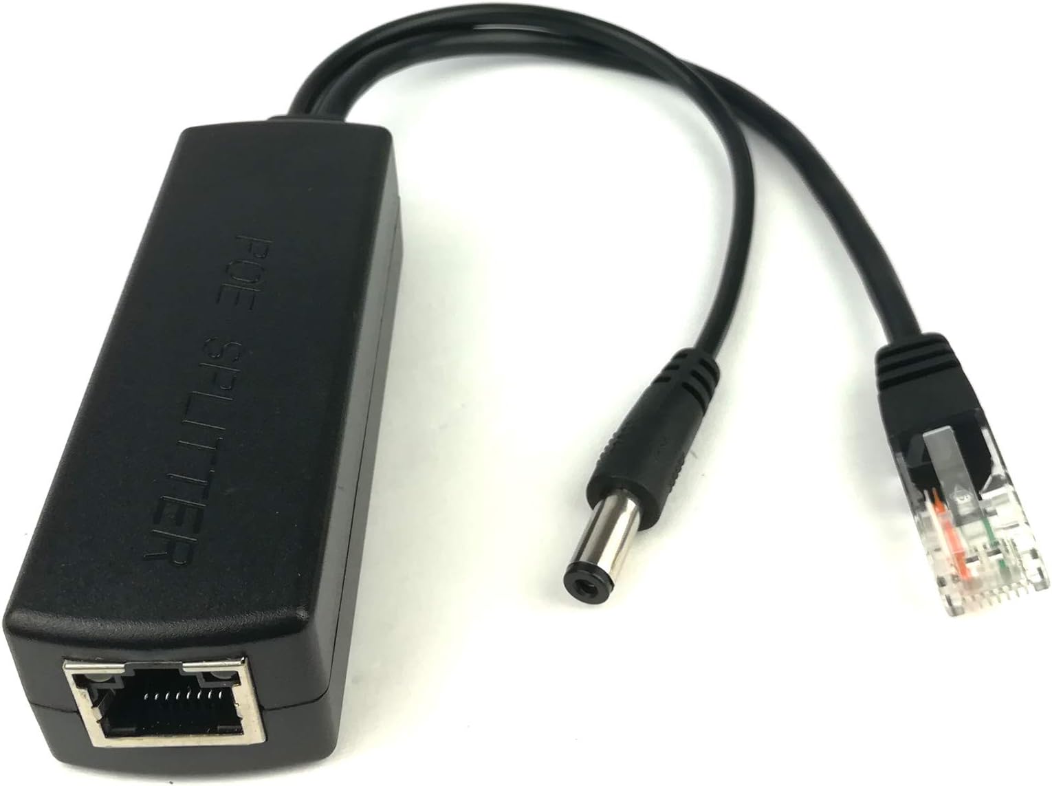 DC 5V 2.4A Active PoE Splitter Power Over Ethernet 802.3af 5.5x2.1mm