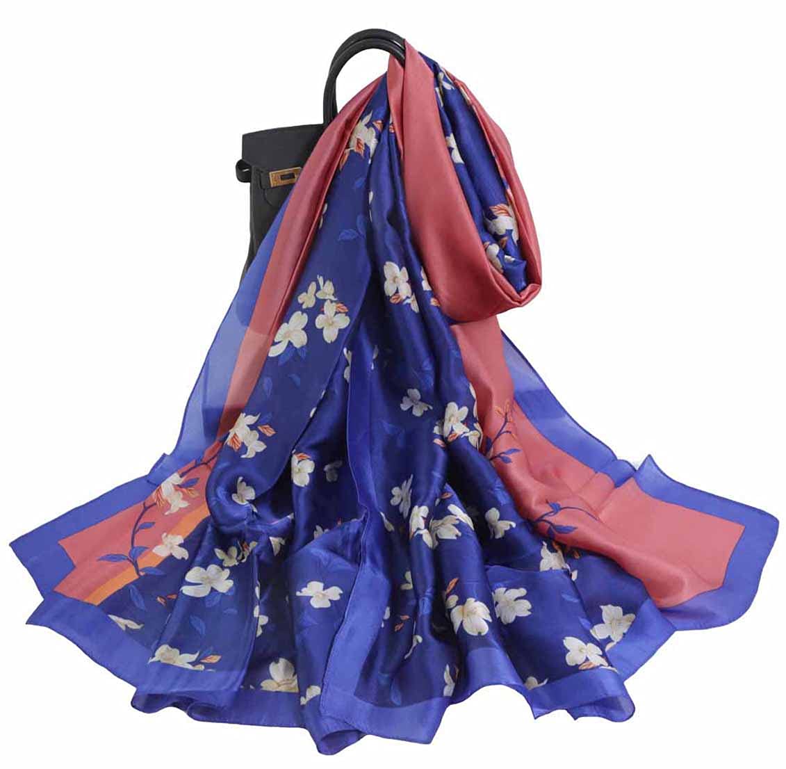 Scarfs for Women Fashion Scarves Long Satin Silk Feeling Scarf Lightweight Sunscreen Shawls