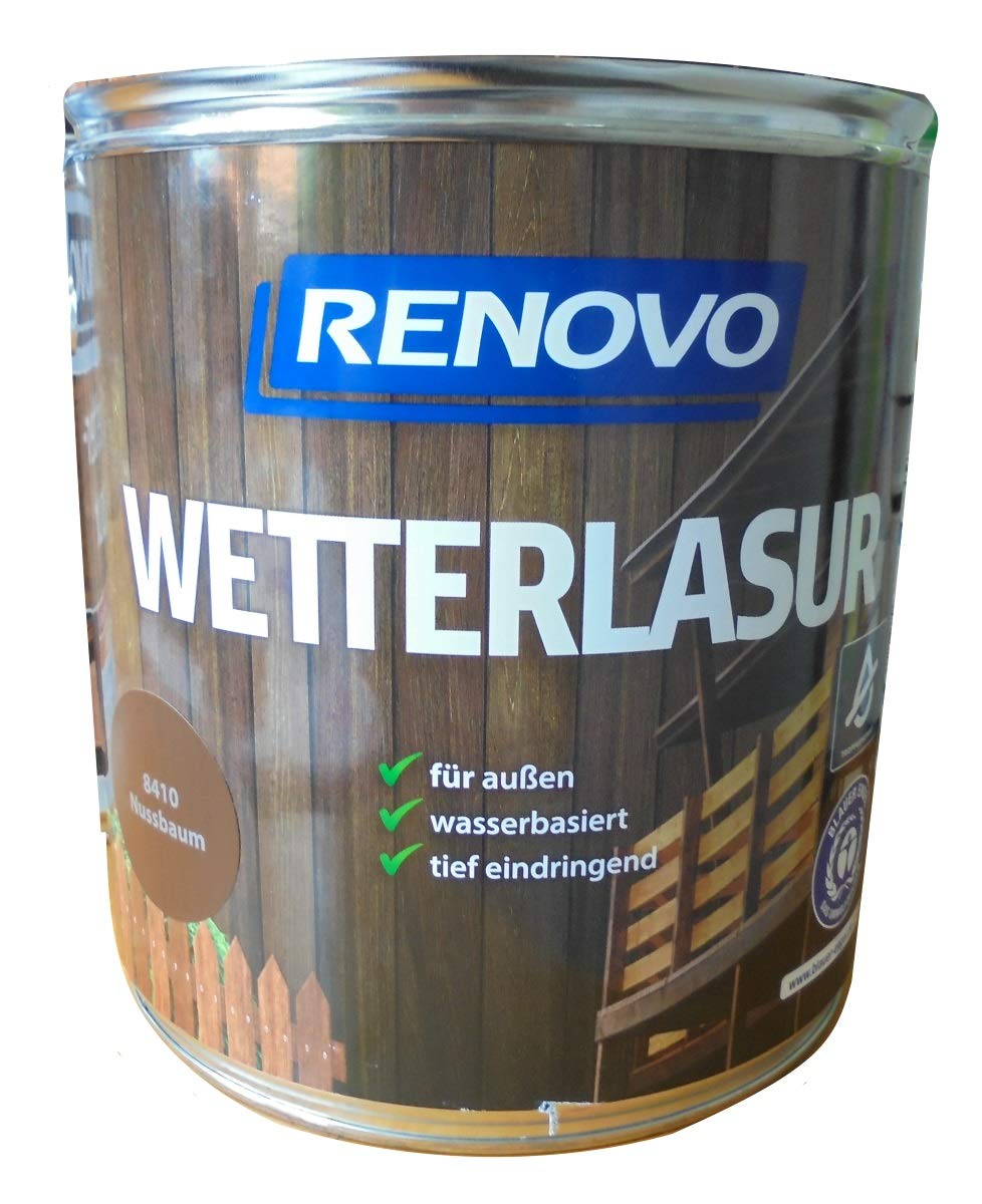 EM RENOVO Wetterlasur 4,0L nussbaum wasserbasiert 287300048410