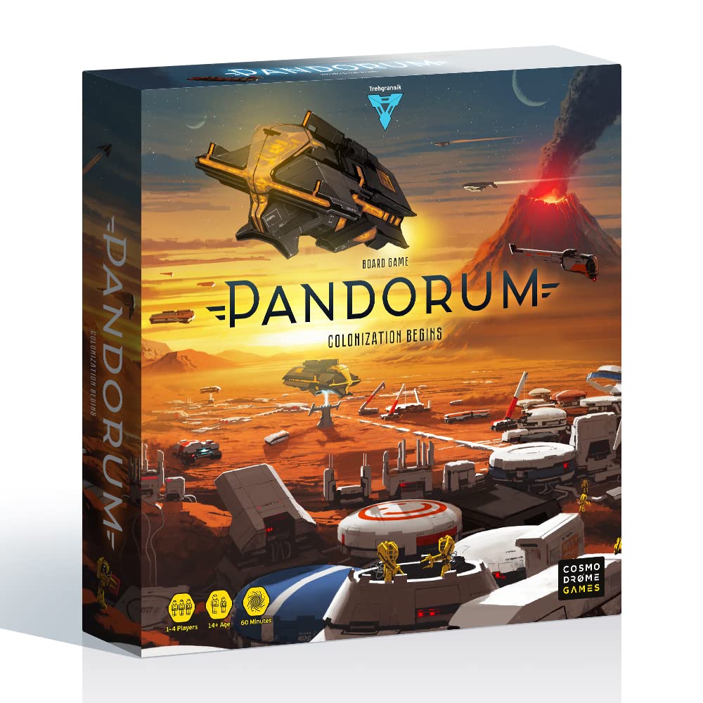 Pandorum | Sci-Fi Strategy Game | Adventure Game | Ages 12+ | 2-4 Players | Average Playtime 45 Minutes, 52029