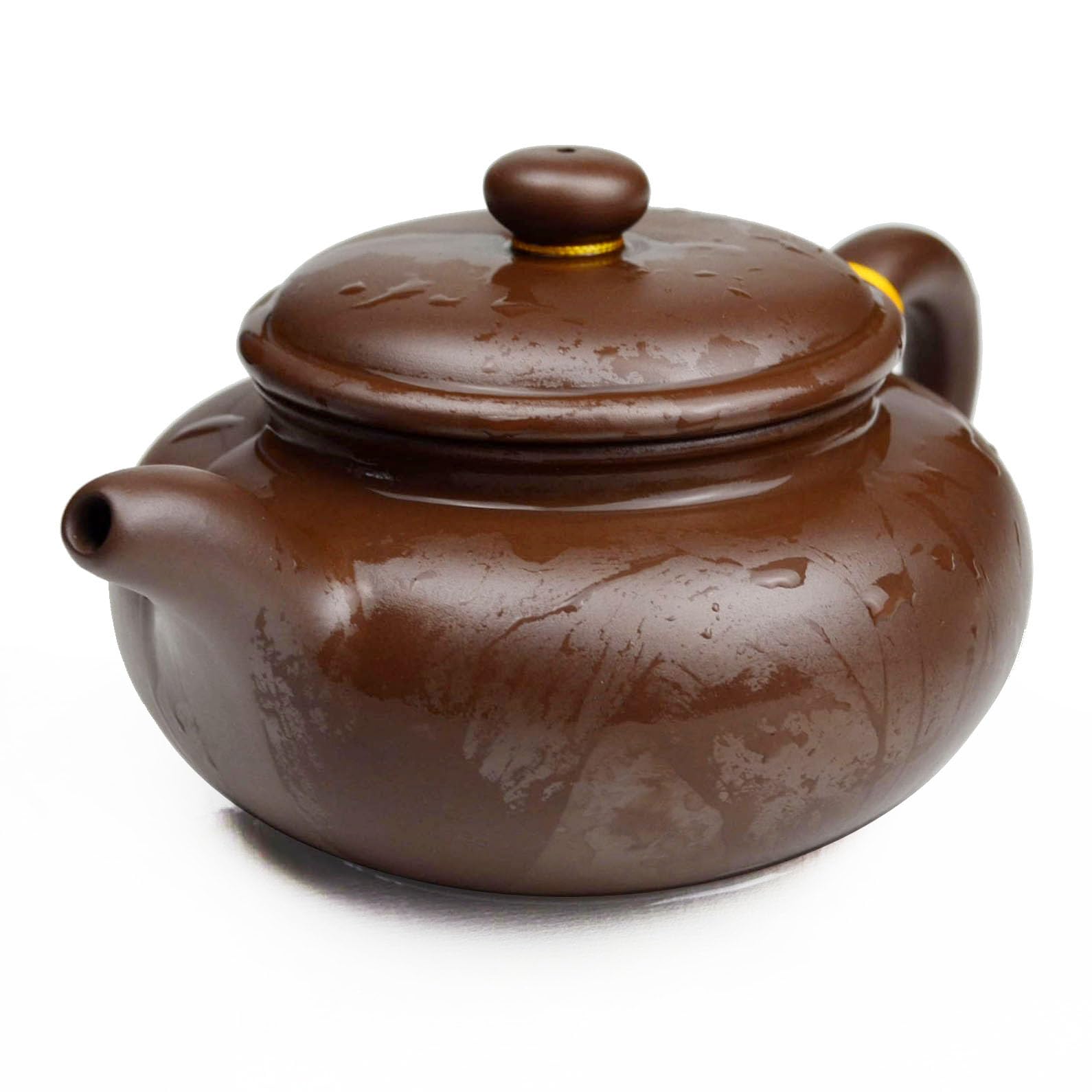 Yxhupot Teapot 15oz/450ml Chinese Zisha Clay Tea Coffee Pots Archaize Fanggu (L), Purple Sand